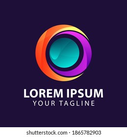 Gradiente coloreado editable Abstract Logo Design Vector para empresas, web, marca y todo lo que sea