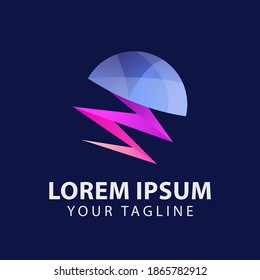 Editable Colorful Gradient Abstract Logo Design Vector For Business, Web, Brand and Anything