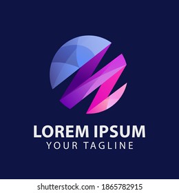 Editable Colorful Gradient Abstract Logo Design Vector For Business, Web, Brand and Anything