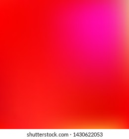 Editable colorful vector mesh illustration. Abstract red simple blurred background texture. For Greeting Card, Flyer, Invitation, cover.