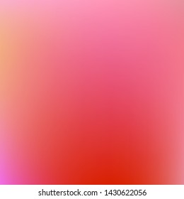 Editable colorful vector mesh illustration. Abstract pink simple blurred background texture. For Greeting Card, Flyer, Invitation, cover.