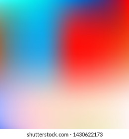 Editable colorful vector mesh illustration. Abstract red simple blurred background texture. For Greeting Card, Flyer, Invitation, cover.