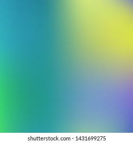 Editable colorful vector mesh illustration. Abstract emerald, gold simple blurred background texture. For Greeting Card, Flyer, Invitation, cover. Festival decor.