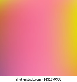 Editable colorful vector mesh illustration. Abstract magenta, gold simple blurred background texture. For Greeting Card, Flyer, Invitation, cover. Festival decor.