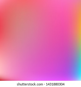 Editable colorful vector mesh illustration. Abstract pink simple blurred background texture. For Greeting Card, Flyer, Invitation, cover. Festival decor.