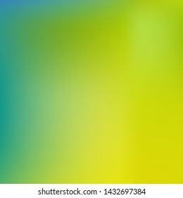 Editable colorful vector mesh illustration. Abstract lime simple blurred background texture. For Greeting Card, Flyer, Invitation, cover. Festival decor.