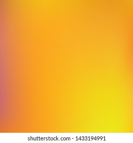 Editable colorful vector mesh illustration. Abstract yellow orange simple background texture. For Greeting Card, Flyer, Invitation, cover.