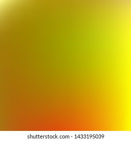 Editable colorful vector mesh illustration. Abstract yellow orange green simple background texture. For Greeting Card, Flyer, Invitation, cover.