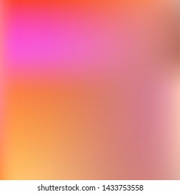 Editable colorful vector mesh illustration. Abstract magenta, gold simple blurred background texture. For Greeting Card, Flyer, Invitation, cover. Festival decor.