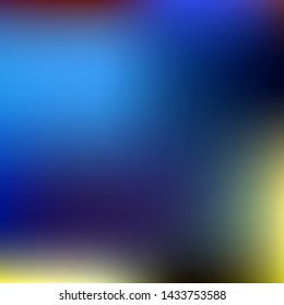 Editable colorful vector mesh illustration. Abstract sapphire simple blurred background texture. For Greeting Card, Flyer, Invitation, cover. Festival decor.