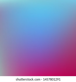 Editable colorful vector mesh illustration. Abstract blue, magenta simple blurred background texture. For Greeting Card, Flyer, Invitation, cover. Festival decor.