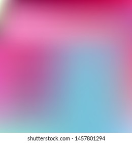 Editable colorful vector mesh illustration. Abstract blue, magenta simple blurred background texture. For Greeting Card, Flyer, Invitation, cover. Festival decor.