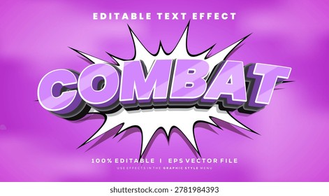 Editable combat text effects, modern colors. Text style effects.