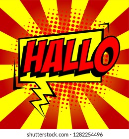 editable comic balloon text vector, modern concept, retro design, pop art
