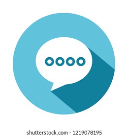 editable comment sign vector icon, modern style, flat color, simple design, new concept 