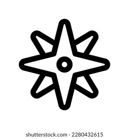 Editable compass vector icon. Part of a big icon set family. Perfect for web and app interfaces, presentations, infographics, etc