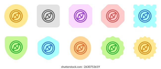 Editable compass vector icon. Part of a big icon set family. Perfect for web and app interfaces, presentations, infographics, etc