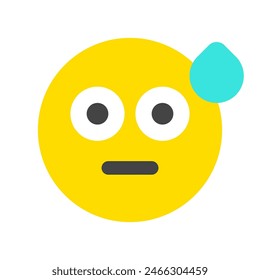 Editable confused, shocked, surprised emoticon vector icon. Part of a big icon set family. Part of a big icon set family. Perfect for web and app interfaces, presentations, infographics, etc
