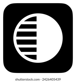 Icono de vector de contraste editable. Parte de una gran familia de iconos. Perfecto para interfaces web y aplicaciones, presentaciones, infografías, etc