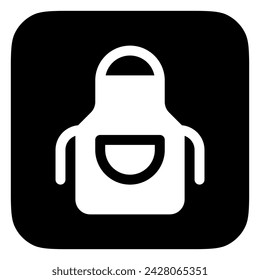 Editable cooking apron vector icon. Part of a big icon set family. Perfect for web and app interfaces, presentations, infographics, etc