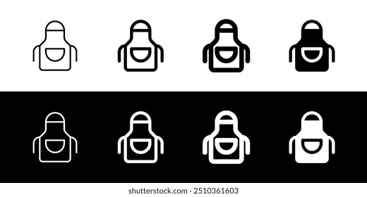 Editable cooking apron vector icon. Part of a big icon set family. Perfect for web and app interfaces, presentations, infographics, etc
