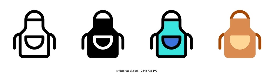 Editable cooking apron vector icon. Part of a big icon set family. Perfect for web and app interfaces, presentations, infographics, etc