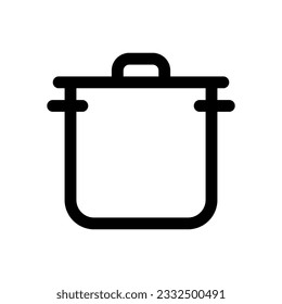 Editable cooking pot vector icon. Food, restaurant. Part of a big icon set family. Perfect for web and app interfaces, presentations, infographics, etc