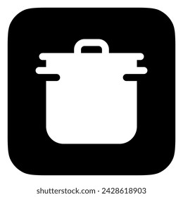 Editable cooking pot vector icon. Food, restaurant. Part of a big icon set family. Perfect for web and app interfaces, presentations, infographics, etc