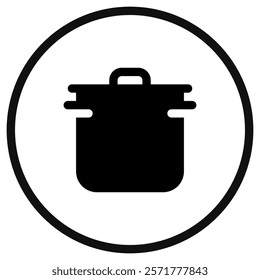 Editable cooking pot vector icon. Food, restaurant. Part of a big icon set family. Perfect for web and app interfaces, presentations, infographics, etc