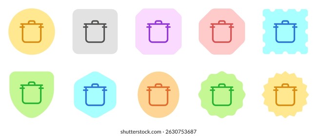 Editable cooking pot vector icon. Food, restaurant. Part of a big icon set family. Perfect for web and app interfaces, presentations, infographics, etc