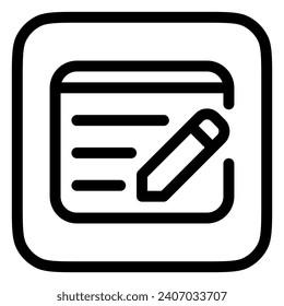 Editable copywriting vector icon. SEO, marketing, business. Part of a big icon set family. Perfect for web and app interfaces, presentations, infographics, etc
