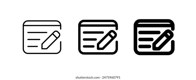 Editable copywriting vector icon. SEO, marketing, business. Part of a big icon set family. Perfect for web and app interfaces, presentations, infographics, etc