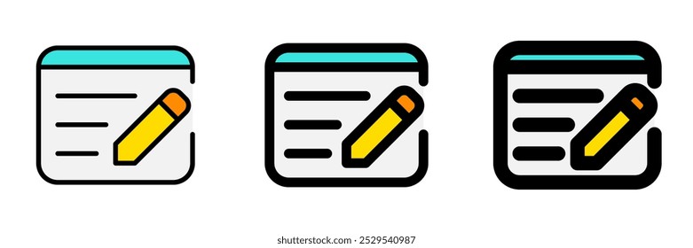 Editable copywriting vector icon. SEO, marketing, business. Part of a big icon set family. Perfect for web and app interfaces, presentations, infographics, etc