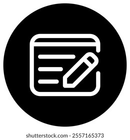 Editable copywriting vector icon. SEO, marketing, business. Part of a big icon set family. Perfect for web and app interfaces, presentations, infographics, etc