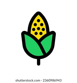 Editable corn vector icon. Farm, food, staple. Part of a big icon set family. Perfect for web and app interfaces, presentations, infographics, etc