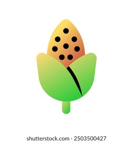 Editable corn vector icon. Farm, food, staple. Part of a big icon set family. Perfect for web and app interfaces, presentations, infographics, etc