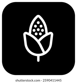 Editable corn vector icon. Farm, food, staple. Part of a big icon set family. Perfect for web and app interfaces, presentations, infographics, etc