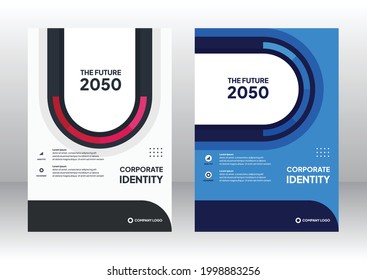 
plantilla de fondo de diseño de folletos corporativos editable