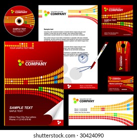 Plantilla de identidad corporativa editable 5.