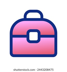 Editierbares Kosmetikkasten-Vektor-Symbol. Kosmetik, Make-up, Hautpflege, Schönheit. Teil einer großen Icon-Set-Familie. Perfekt für Web- und App-Schnittstellen, Präsentationen, Infografiken usw