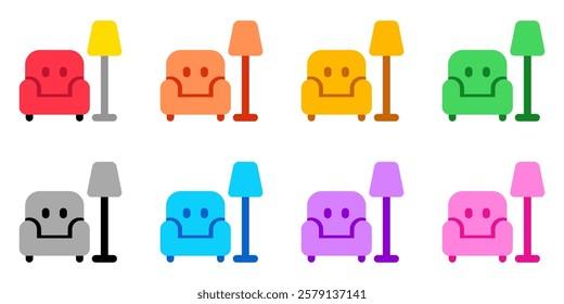 Editable couch, furniture vector icon. Property, real estate, construction, mortgage, interiors. Part of a big icon set family. Perfect for web and app interfaces, presentations, infographics, etc