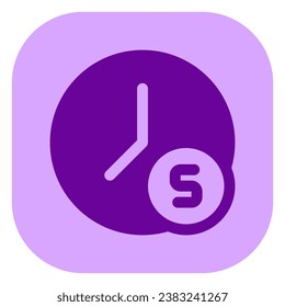 Editable countdown timer 5 seconds vector icon. Part of a big icon set family. Perfect for web and app interfaces, presentations, infographics, etc