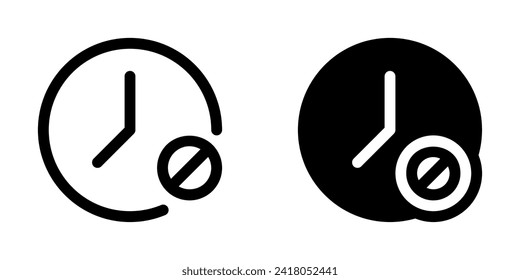 Editable countdown timer off vector icon. Part of a big icon set family. Perfect for web and app interfaces, presentations, infographics, etc