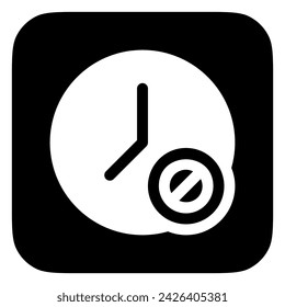 Editable countdown timer off vector icon. Part of a big icon set family. Perfect for web and app interfaces, presentations, infographics, etc