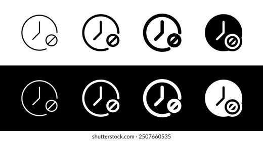 Editable countdown timer off vector icon. Part of a big icon set family. Perfect for web and app interfaces, presentations, infographics, etc