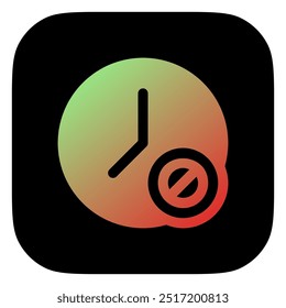 Ícone de vetor do temporizador de contagem regressiva editável. Parte de uma grande família de conjuntos de ícones. Perfeito para interfaces web e app, apresentações, infográficos, etc