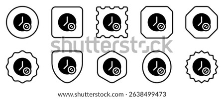 Editable countdown timer off vector icon. Part of a big icon set family. Perfect for web and app interfaces, presentations, infographics, etc