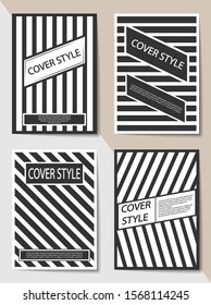 Editable cover design, A4 format. Geometric abstract background for the design of the cover, screen saver, for applications and websites, for business cards, posters and other printed products. 