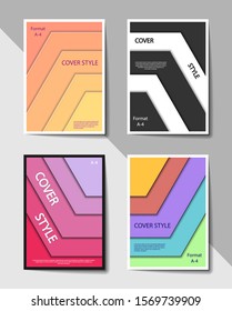 Editable cover design, A4 format. Abstract background for the design of the cover, screen saver, for applications and websites, for business cards, posters and other printed products. 
