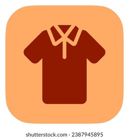 Editable crew shirt vector icon. Clothing, fashion, apparel. Part of a big icon set family. Perfect for web and app interfaces, presentations, infographics, etc